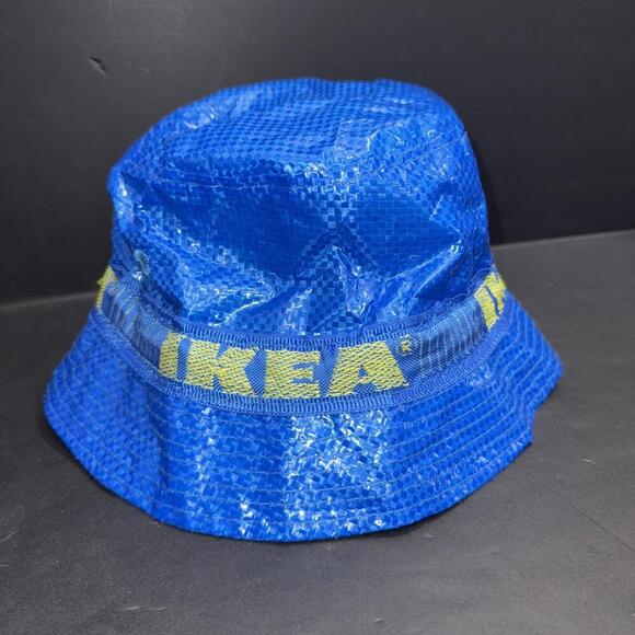IKEA Knorva Frakta Blue Bucket Hat Unisex One Size Fishing Cap Lightweight - Picture 13 of 15